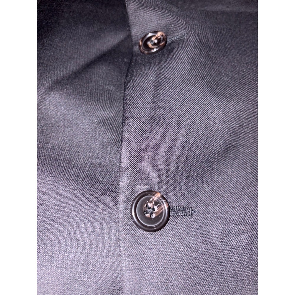 Lauren Ralph Lauren Mens Black Wool Blend 2-Button Blazer Jacket 48L Long - Picture 6 of 8